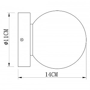 Светильник потолочный Arte Lamp A4445AP-1CC