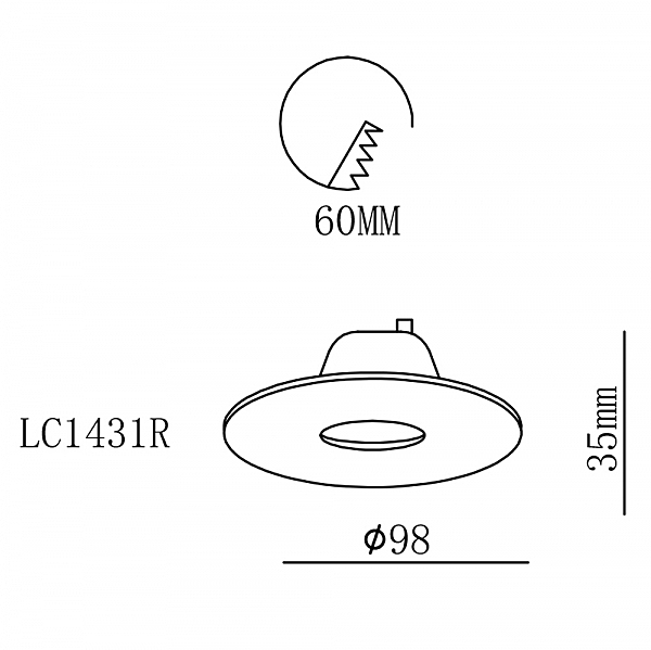Встраиваемый светильник Arte Lamp Uovo A1427PL-1WH
