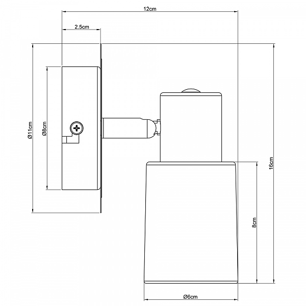 Светильник спот Arte Lamp CAVALLETTA A4510AP-1SS