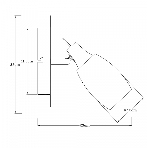 Светильник спот Arte Lamp VOLARE A4590AP-1SS