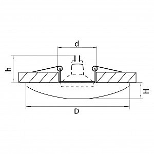 Встраиваемый светильник Lightstar Ceramo 042102