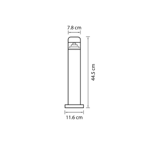 Уличный наземный светильник Lightstar Raggio 376907