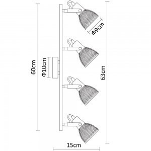 Светильник спот Arte Lamp Ricardo A1026PL-4CC