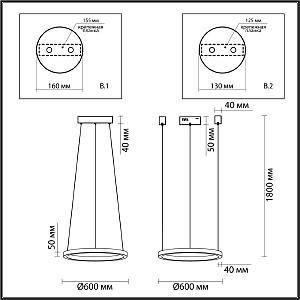 Подвесная люстра Odeon Light Brizzi 4244/35L