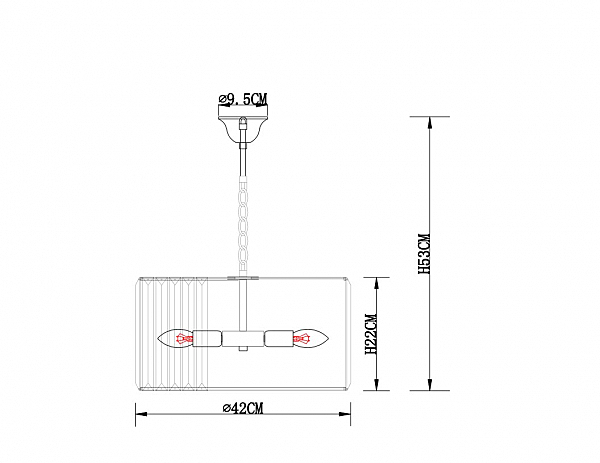 Подвесная люстра Arte Lamp Pollux A1033LM-6GO