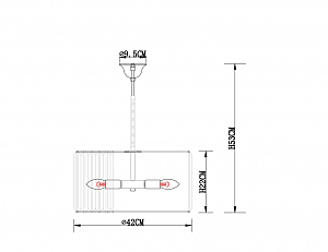 Подвесная люстра Arte Lamp Pollux A1033LM-6GO