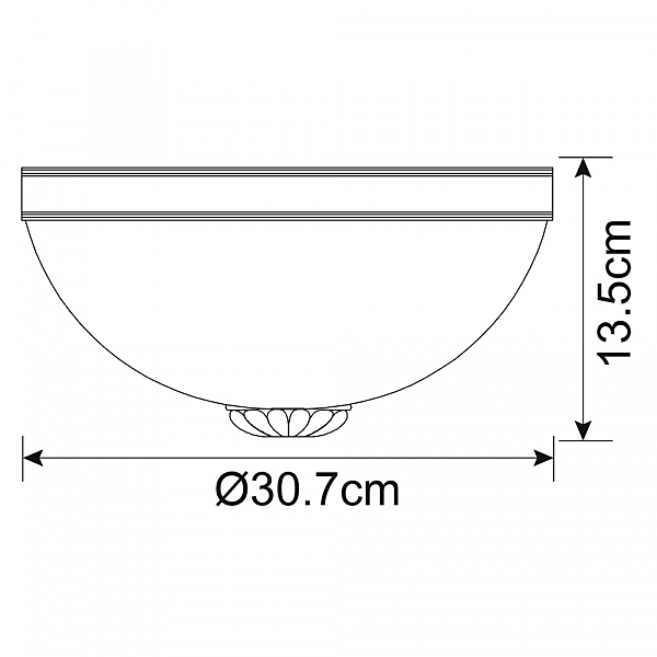 Светильник потолочный Arte Lamp WINDSOR WHITE A3777PL-2AB