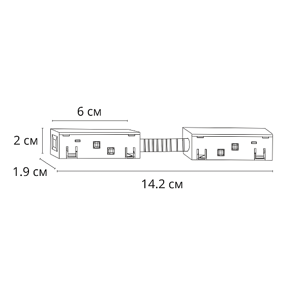 Коннектор для шинопровода Arte Lamp Linea-Accessories A483333