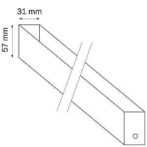 Трек двухконтактный однофазный 3м Lightstar Teta 505036