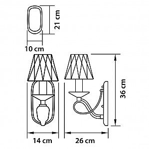 Настенное бра Osgona Riccio 705614