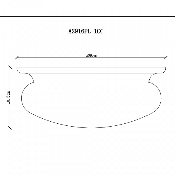 Светильник для ванной Arte Lamp AQUA A2916PL-1CC