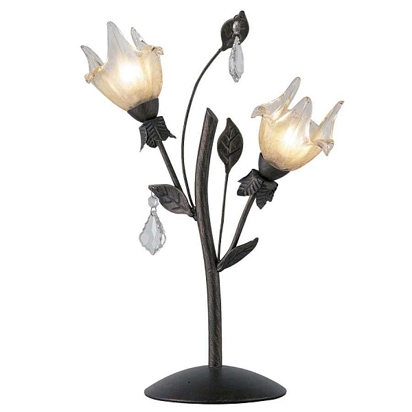 Настольная лампа с цветочками Kalmia 1367/2T Odeon Light