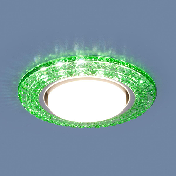 Встраиваемый светильник Elektrostandard 3030 3030 GX53 GR зеленый