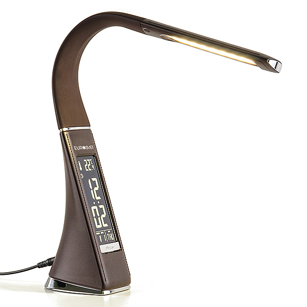 Офисная настольная лампа Eurosvet Elara 90202/1 коричневый 6W