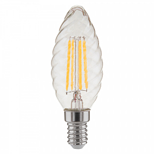 Светодиодная лампа Elektrostandart Свеча витая F 7W 4200K E14 прозрачный (BL129)