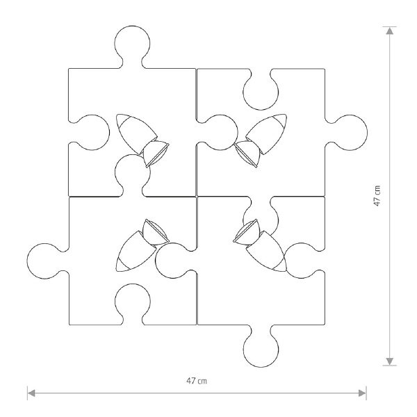 Светильник спот Nowodvorski Puzzle 6384