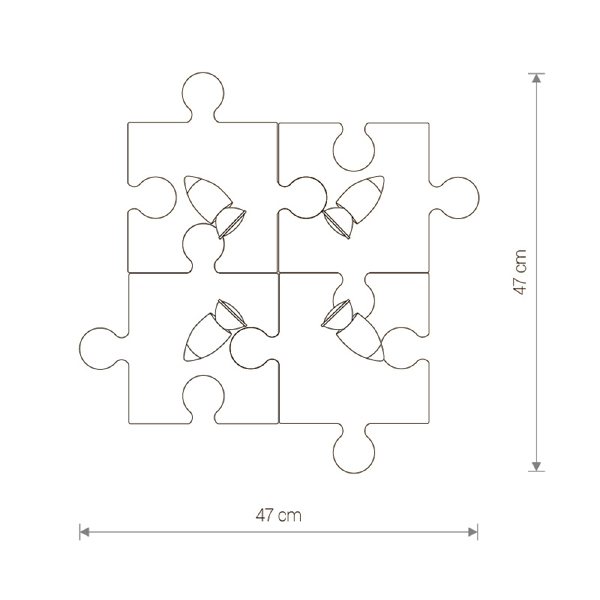 Светильник спот Nowodvorski Puzzle 9728