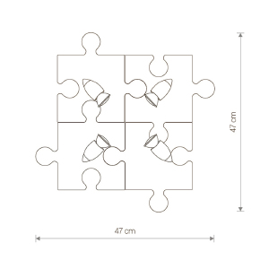 Светильник спот Nowodvorski Puzzle 9728