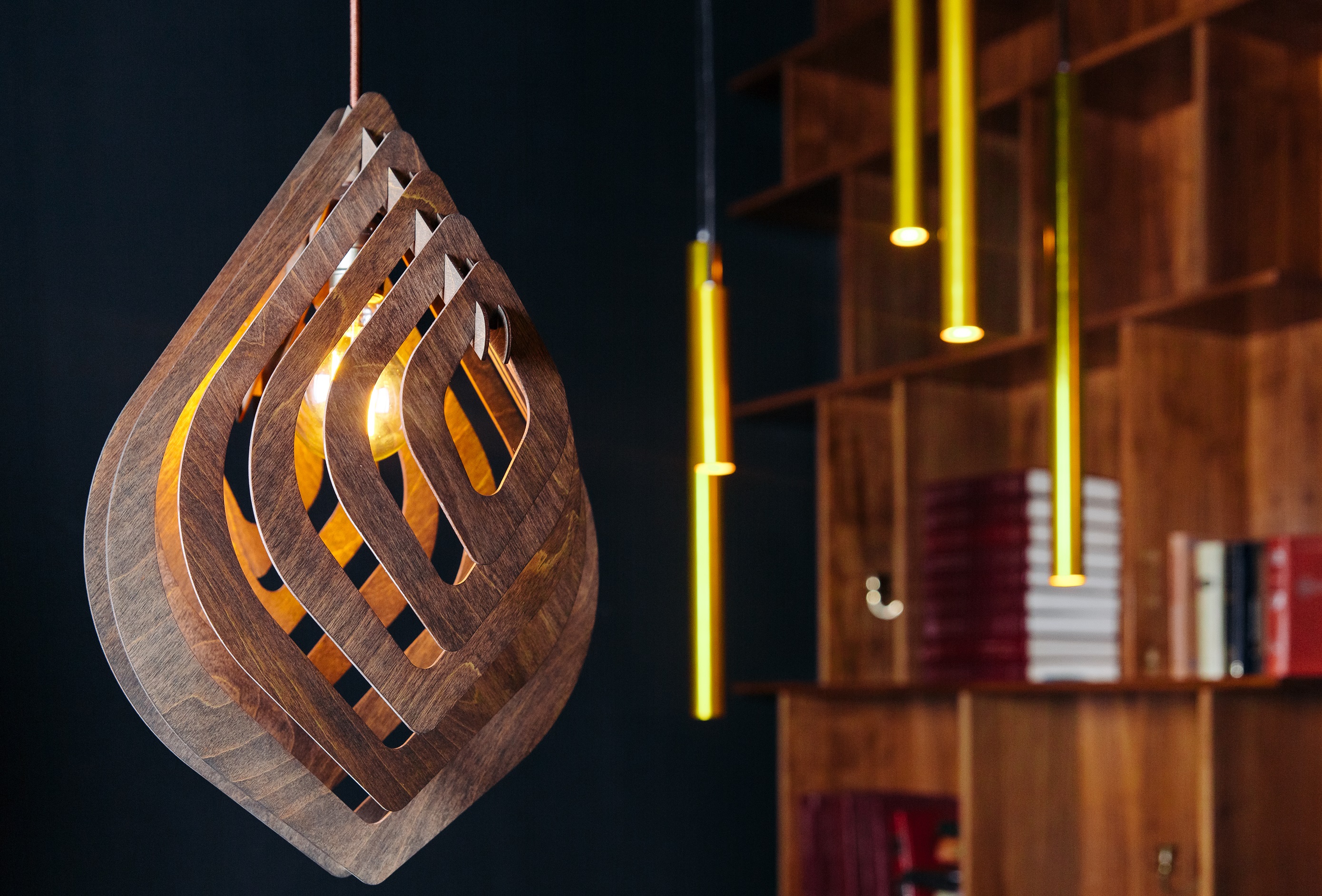 Подвесной светильник lofter Wooden Sphere