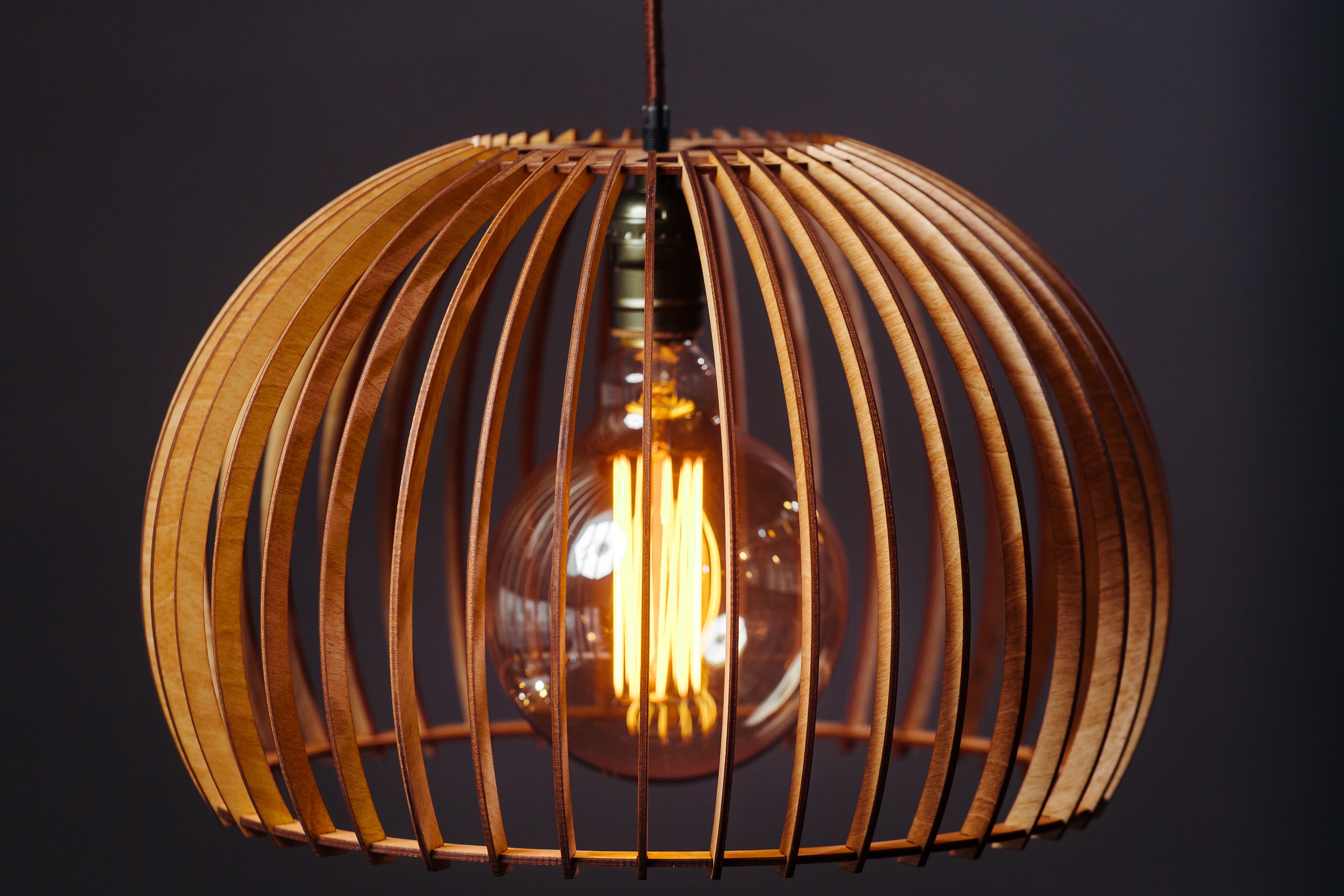 Подвесной светильник lofter Wooden Sphere