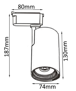 Трековый светильник Crystal Lux Clt 0.11 CLT 0.31 007 20W WH