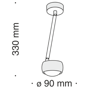 Потолочный светодиодный светильник Maytoni Lens MOD072CL-L8B3K