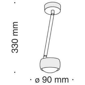 Потолочный светодиодный светильник Maytoni Lens MOD072CL-L8W3K