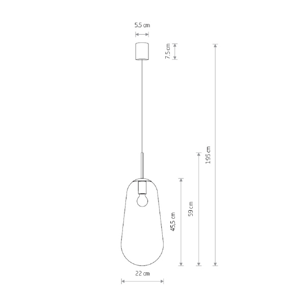 Светильник подвесной Nowodvorski Pear L 8671