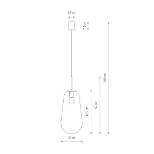 Светильник подвесной Nowodvorski Pear L 8671