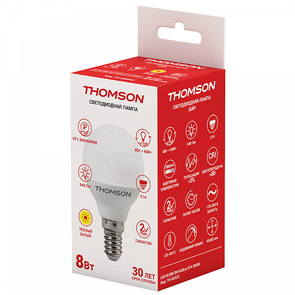 Светодиодная лампа Thomson Led Globe TH-B2033