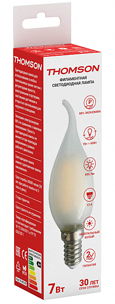 Светодиодная лампа Thomson Filament Tail Candle TH-B2140