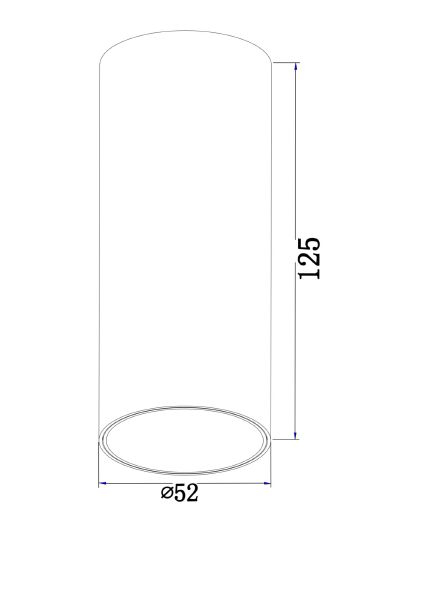 Накладной светильник Maytoni Focus Led C056CL-L12B3K