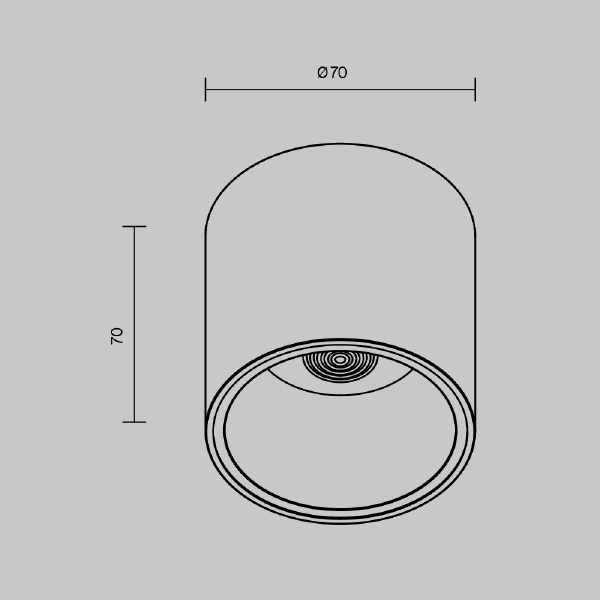 Накладной светильник Maytoni Cover C064CL-L12B3K