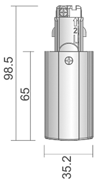 Соединитель для 3-х фазной системы левый Deko-Light D Line 710010