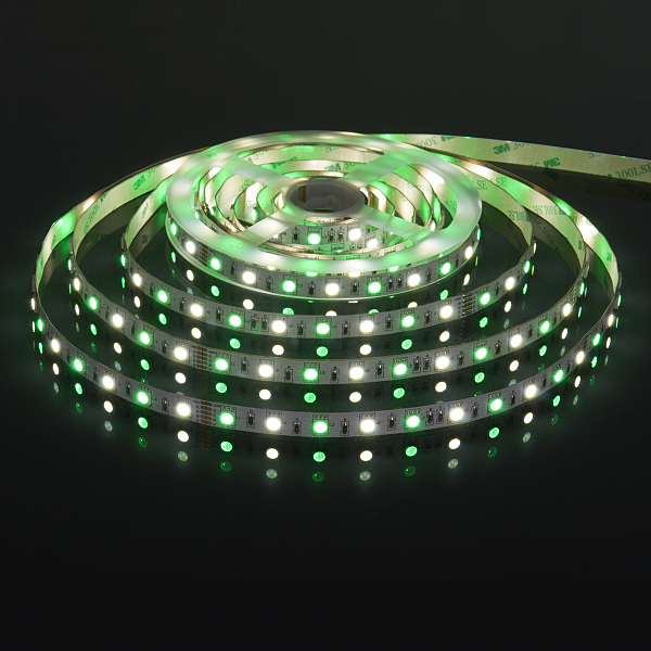 LED лента Elektrostandard Лента светодиодная 60Led 14,4W IP20 RGB 6500K холодный белый (5050+5050 24V 60Led 14,4W IP20 RGBW) a053731