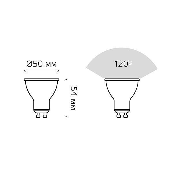 Светодиодная лампа Gauss 101506305-D