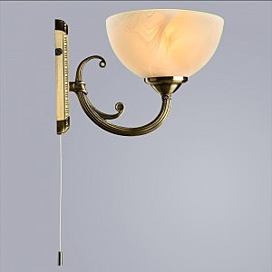 Настенное бра с выключателем Arte Lamp Windsor A3777AP-1AB