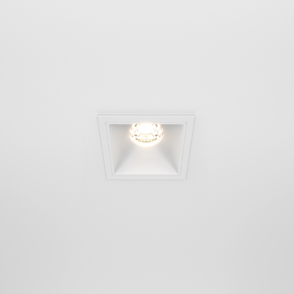 Встраиваемый светильник Maytoni Alfa LED DL043-01-10W3K-D-SQ-W
