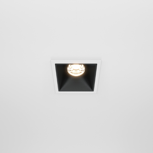 Встраиваемый светильник Maytoni Alfa LED DL043-01-10W3K-D-SQ-WB
