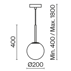 Светильник подвесной Maytoni Basic form MOD321PL-01B1