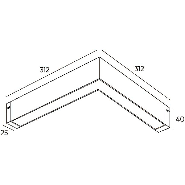 Трековый светильник Denkirs Smart Linear DK8014-BK