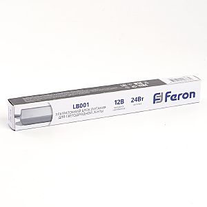 Трансформатор электронный для светодиодной ленты Feron LB001 48011