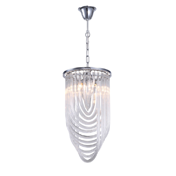 Подвесная люстра Delight Collection Murano Glass KR0116P-3 chrome