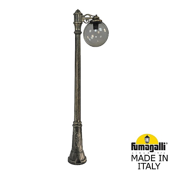 Столб фонарный уличный Fumagalli Globe 300 G30.156.S10.BZF1R
