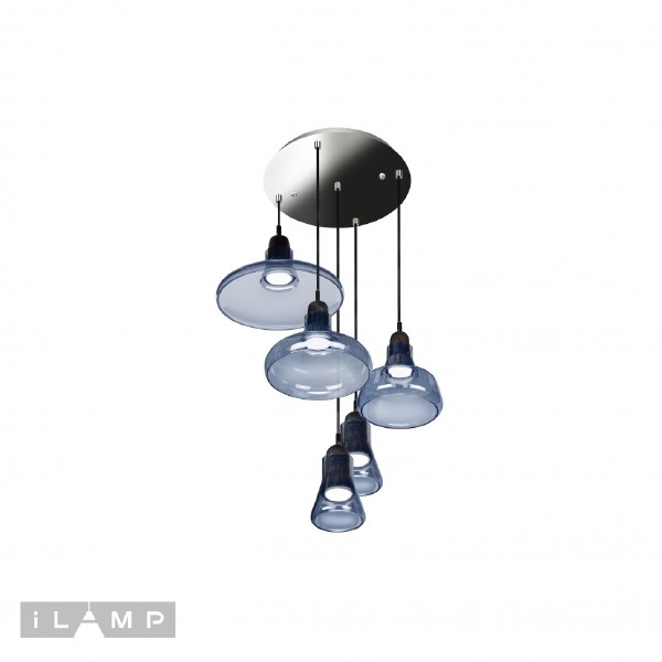 Светильник подвесной iLamp Puro AP9006-5 BL