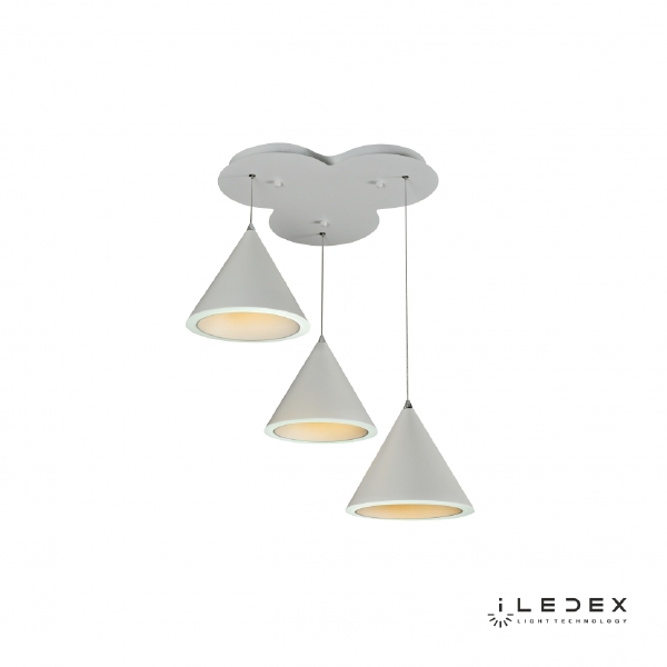 Светильник подвесной ILedex Moon WL 8858-3B WH