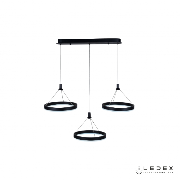 Светильник подвесной ILedex Libra D075-3 BK