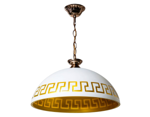 Светильник подвесной Мелодия Света Greece R4001-1P-350 WT+GD 000040373
