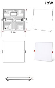 Встраиваемый светильник Zortes Cloud ZRS.57794.18