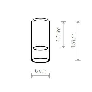 Плафон Nowodvorski Cameleon Cylinder S 8544